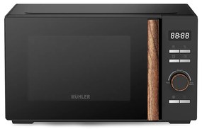 Muhler 1008523 Φούρνος Μικροκυμάτων 20lt Μαύρος, (MO-5099D)