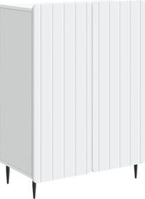 vidaXL Πλαϊνό γραφείο Λευκό 66 x 34,5 x 92 εκ. Επεξεργασμένο Ξύλο