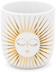 Κούπα Πορσελάνινη Sunny RD0051454 Φ7,5x8,3cm 200ml White-Gold Raeder Πορσελάνη