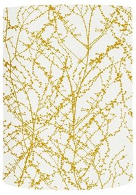 Καπέλο Φωτιστικού 1xE27 Ώχρα Κλαδιά Λινό Branches SH101022-F Ebb&Flow SH101022-F Λευκό-Χρυσό
