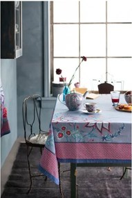 ΤΡΑΠΕΖΟΜΑΝΤΗΛΟ 100x100cm PIP STUDIO - FLOWER FESTIVAL 51035046 (ΜΠΛΕ)
