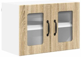 vidaXL Ραφιέρα τοίχου LUCCA 2 pcs Sonoma Δρυς 60 x 31 x 40 εκ