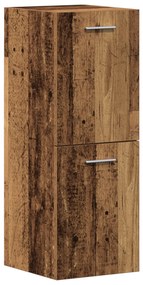 vidaXL Σετ Άλλο 3 pcs Παλιό ξύλο 30 x 30 x 80 cm Επεξεργασμένο ξύλο