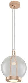 Φωτιστικό Οροφής 701CHD1610 Φ18x120cm Led 1300lm 13W 3000K Gold Opviq
