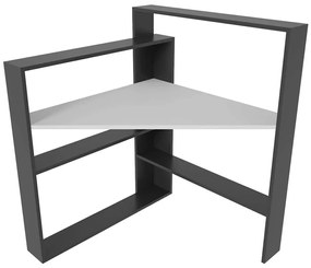 Γραφείο Kelly 875ZNA4635 93,6x93,6x114cm Black-White