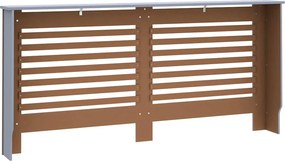 vidaXL Κάλυμμα Καλοριφέρ Ανθρακί 172 x 19 x 81,5 εκ. από MDF