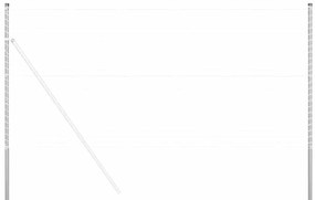 vidaXL Πό posts φράχτη 2 pcs Ασημί 140 cm Ατσάλι με Επικάλυψη Πούδρας