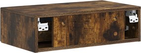vidaXL Τραπεζάκι Τοίχου 59 x 34,5 x 17 εκ. Επεξεργασμένο Ξύλο