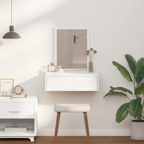 VidaXL Τραπέζι περιποίησης Λευκό 60 x 40 x 70 εκ. Επεξεργασμένο Ξύλο