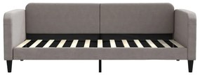 vidaXL Καναπές Κρεβάτι Συρόμενος Taupe 90x200 εκ. Ύφασμα &amp; Συρτάρια