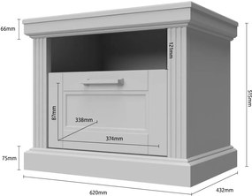 Κομοδίνο Tahoma 1S-Anthraki