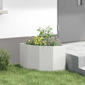 vidaXL Γωνιακό Ροδόδεντρο Λευκό 45 x 45 x 35 cm Ατσάλι