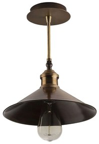 Φωτιστικό Οροφής - Πλαφονιέρα Berceste 525NOR1299 Φ24x31cm 1xE27 40W Gold Opviq