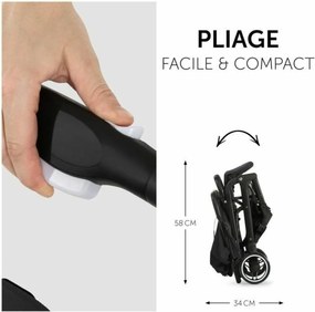 Καροτσάκι Mωρού Hauck Μαύρο