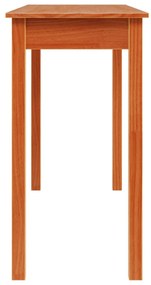 vidaXL Τραπέζι κονσόλα Καφέ Κεριού 110x40x75 εκ. Μασίφ Ξύλο Πεύκου