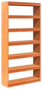 vidaXL Βιβλιοθήκη/Διαχωριστικό Χώρου 100x30x199,5 εκ Μασίφ Ξύλο Πεύκου