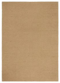 Χαλί Χειροποίητο με Θηλιά 160x230 εκ. από Γιούτα και Βαμβάκι - Καφέ