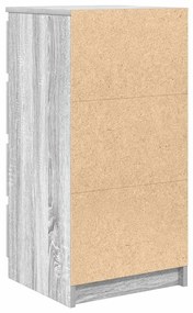Ντουλάπι Γκρι Sonoma 37,5x35x76 εκ. Ξύλινο μηχανουργικό ξύλο - Γκρι