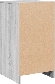 vidaXL Πλαϊνό γραφείο Γκρι sonoma 40 x 41 x 75 εκ Επεξεργασμένο ξύλο