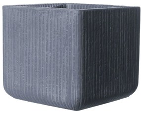 Κασπώ Πήλινο Stripe E-4170-8 55x55x47cm Dark Grey Supergreens Πηλός