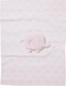Κουβέρτα Πικέ Αγκαλιάς (75x100) + Λούτρινο Das Home Baby 4957 Pink