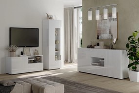 Έπιπλο Τηλεόρασης Ανθρακί Οξειδωμένο 121x43x57