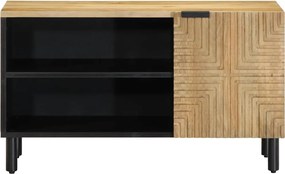 vidaXL Ντουλάπι τηλεόρασης καφέ 80x31,5x46 cm από μασίφ ξύλο Mango