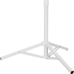 vidaXL Βάση Ομπρέλας Λευκό Ατσάλι for 25-32 χιλιοστά Pole
