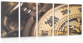 Ρολόι τσέπης vintage με 5 μέρη - 100x50
