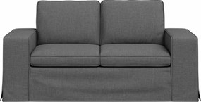 vidaXL Καναπές Σκούρο Γκρι