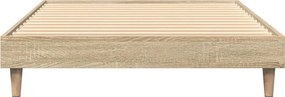 vidaXL Πλαίσιο Κρεβατιού Χωρ. Στρώμα Sonoma Δρυς 75x190εκ Επεξ. Ξύλο