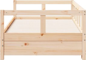 vidaXL Καναπές Κρεβάτι Χωρίς Στρώμα 90x190 εκ. Μασίφ Ξύλο Πεύκου
