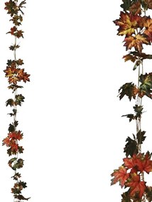 MarHome ΓΙΡΛΑΝΤΑ ΠΟΡΤΟΚΑΛΙ/ΠΡΑΣΙΝΟ ΠΛΑΤΑΝΙ Χ3 - Υ270cm 1/132ΚΙΒ  00-3507-5