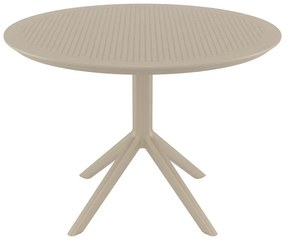 SKY TAUPE Φ105X74εκ. ΤΡΑΠΕΖΙ ΠΟΛ/ΝΙΟΥ