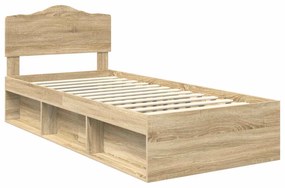 vidaXL Σκελετός Κρεβατιού Σονόμα 100 x 200 cm Στερεά ξυλεία πεύκου