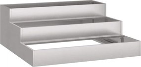 vidaXL Γλάστρα Κήπου Σκ rusty 90 x 90 x 35 εκ