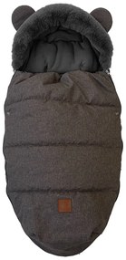 Ποδόσακος Καροτσιού (90x50) Bebe Stars Luxury Velour Brown 507-182