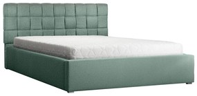 Κρεβάτι Pomona 106, Διπλό, Τυρκουάζ, 160x200, Ταπισερί, Τάβλες για Κρεβάτι, 180x223x93cm, 127 kg | Epipla1.gr
