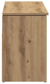 vidaXL Πάγκος παπουτσιών  Artisan Oak 102x30,5x45cm Κατασκευασμένο ξύλο