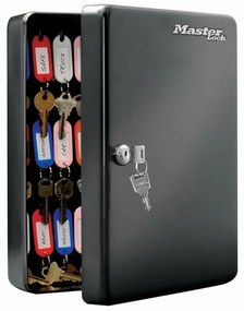 Ντουλάπα για κλειδιά Master Lock 9,8 x 23,9 x 30 cm 50 Κλειδιά Μαύρο Χάλυβας