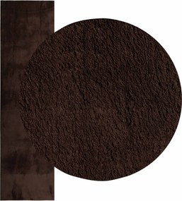vidaXL Χαλί HUARTE Καφέ 80 x 300 cm 100% Πολυεστέρας Επίπεδος