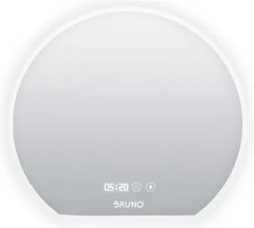 BRUNO καθρέφτης μπάνιου LED BRN-0202, ημικυκλικός, 24W, 73x80cm, IP67