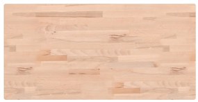 vidaXL Πάγκος Μπάνιου 80 x 40 x 1,5 εκ. από Μασίφ Ξύλο Οξιάς