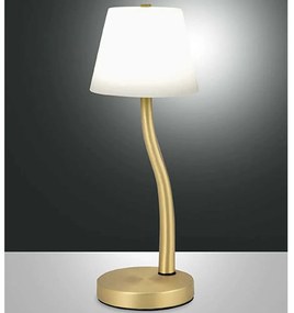 Φωτιστικό Επιτραπέζιο Ibla 3703-30-119 Φ12x32,5cm Dim Led 750lm 9W Brass Fabas Luce