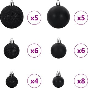 vidaXL Τεχνητό Χριστουγεννιάτικο Δέντρο με 150 LED Λευκό 150 cm