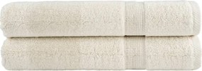 vidaXL Πετσέτες Σάουνας SOLUND 2Τεμ. Κρεμ 80x200 εκ. 600 γρ/μ²