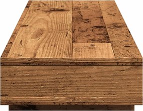vidaXL Βάση Οθόνης Όψη Παλαιού Ξύλου 100x27x15 εκ. από Επεξ. Ξύλο