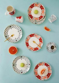 Dessert Plate Set (6 Pieces) DNR0057 Multicolor