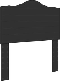 vidaXL Κρεβάτι Αποθήκης Μαύρο 100 x 200 cm Επεξεργασμένο Ξύλο