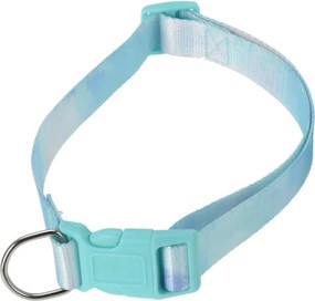 Λουράκι σκύλου μπλε με κολλάρο medium 35-50x2εκ.